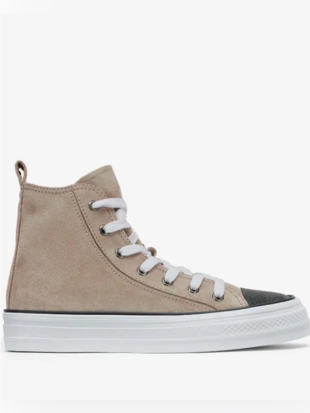 NWT BRUNELLO CUCINELLI
panelled lace-up sneakers SIZE 39